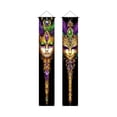 thumbnail image 2 of Loespoir Carnival Decor Party Banners, Mardi Gras Festival Hanging Flags, Party Atmospheres Decorations, for Indoor Outdoor, Parade, Celebration, Sturdy String for Hanging(A), 2 of 6