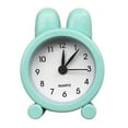 thumbnail image 1 of Creative Gift Metal Small Alarm Clock Mini Cute, Green, 1 of 3