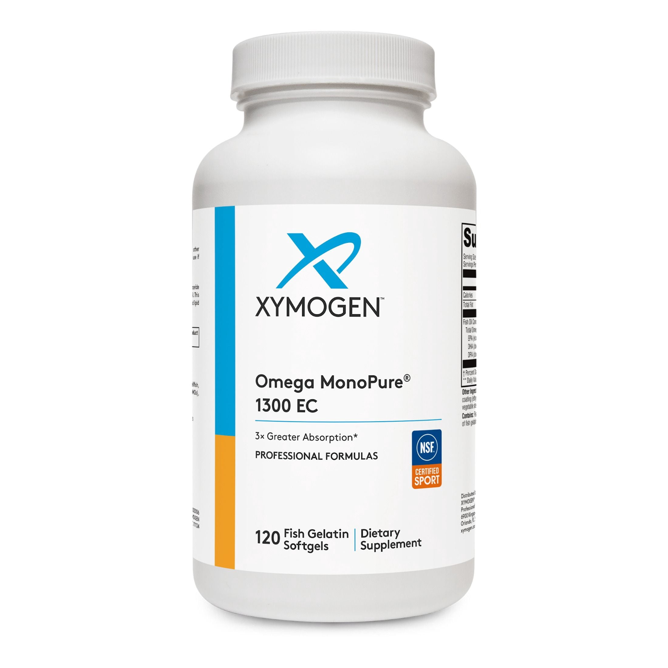 XYMOGEN Omega MonoPure 650 EC Heart and Brain Support DHA and EPA