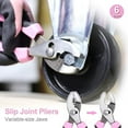 thumbnail image 5 of 7-Piece Pink Tool Kit, Household Tool Set for women, Basic Hand Tools for Home Maintenance & Repairing, Includes Small Tool Bag, 5 of 7