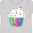 thumbnail image 4 of Inktastic 5th Birthday Cupcake Boys or Girls Toddler T-Shirt, 4 of 5