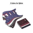 thumbnail image 2 of Red Tortoise SSH Pickguard Set for American ST Electric Guitars - 4-Ply PVC & Celluloid Construction with Back Plate, 18 Screws, Protective Film - Single-Single-Humbucker Configuration, 0.1in, 2 of 6