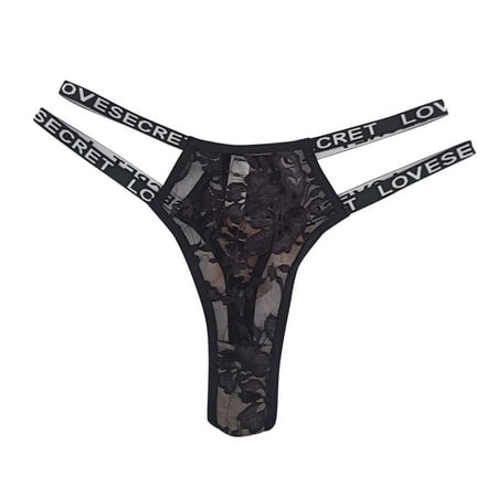 

adviicd Women s Panties Pads Womens Lace Thongs Panties Underwear Low Rise T Back Underpants