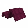 thumbnail image 2 of Damask Foldable Mattress, Medieval Rococo Swirls Art, 74.8" x 35.4", Maroon Dark Magenta, by Ambesonne, 2 of 6