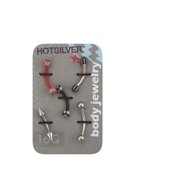 Black/red Plex Brow 5 Pack
