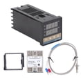 thumbnail image 3 of Digital PID Thermostat For Poultry, Professional High Accuracy PID REX C100 Temperature Controller Waterproof Stainless Steel Versatile Thermostat, 3 of 8