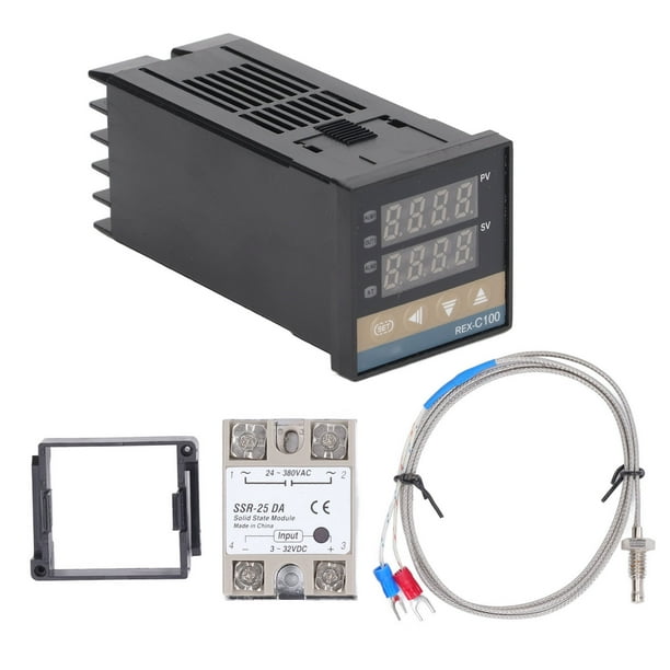 Kit de controlador de temperatura PID ANGGREK REX C100 alta precisión