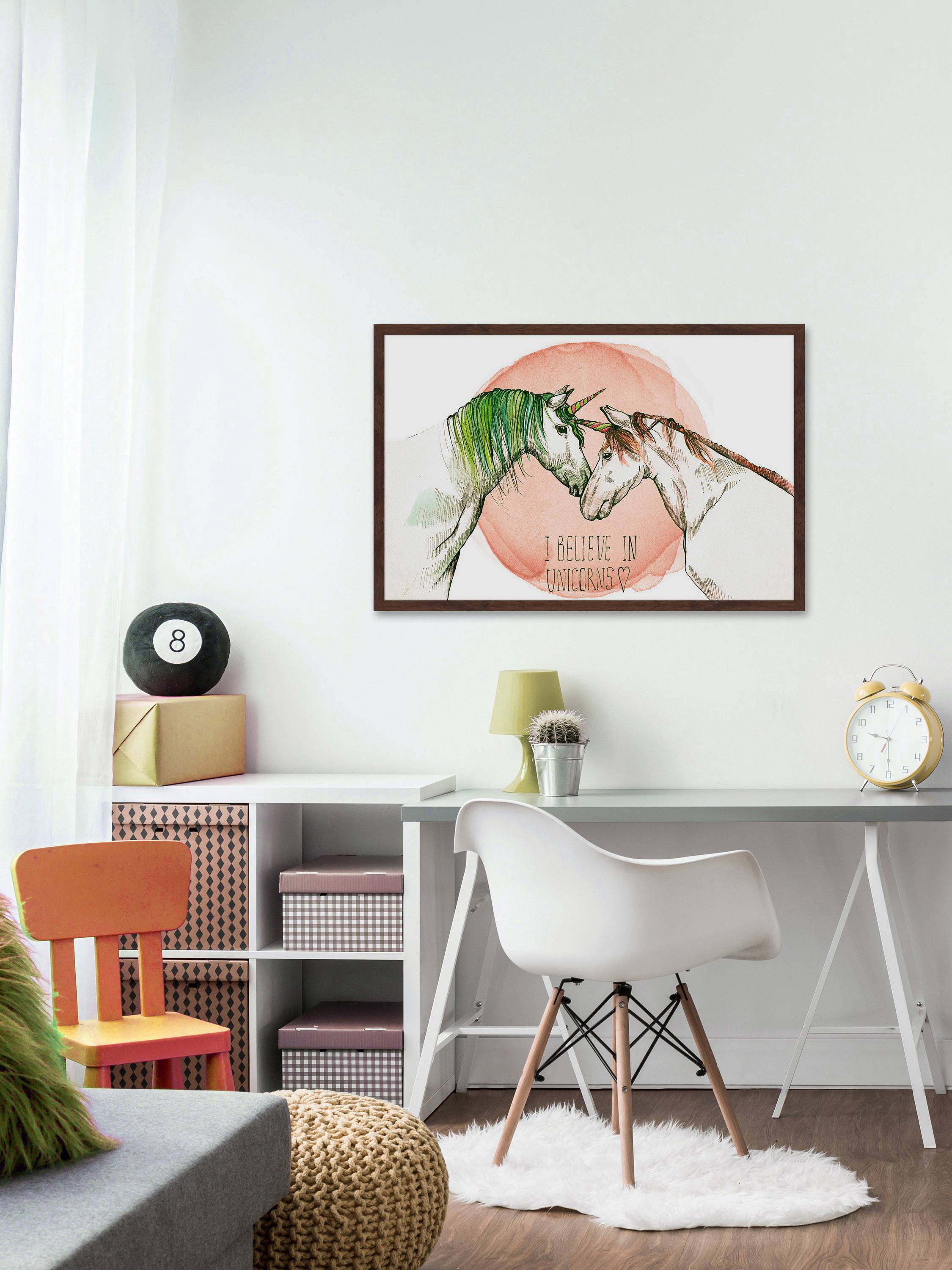I Believe in Unicorns II Framed Painting Print
