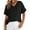 Black, variant on SIEANE Women's Tops Summer Loose Fit V-Neck Lightweight Blouse, S-XXL