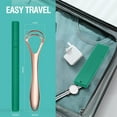 thumbnail image 7 of RONAVO Tongue Scraper for Adult with Thick Tongue Coating, Dual Scraper Design for Deep Clean Oral Care, Remove Bad Breath, for The Coffee Lover, Night Owls, Elderly, 2 Colors, 7 of 7