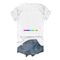 thumbnail image 5 of Women Summer Tops Summer Tops For Women 2025 Crew Neck Short Sleeve Plus Size Dressy Casual Shirts Blouses Trendy Wrap Long Fall Big Tee Shirts for Scrub Undershirts Long Sleeve Stretchy White XL, 5 of 8