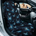 thumbnail image 2 of Xixirimido Blue Butterflies Print Universal Car Towel Seat Cover for Post Gym Workout Swimming Running Soft Breathable Automotive Front Seat Protector Car Accessories, 2 of 8