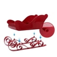 thumbnail image 4 of Christmas Sleigh Decor,11"Red Santa Sleigh Ornament Tabletop Decoration for Holiday Home Decor, Christmas Mantel Shelf Desk Display, 4 of 9