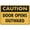Warning Sign 3, variant on Caution Dogs Running Free Metal Aluminum Sign 12 x 8 Inches - Pre-Drilled Holes for Easy Mounting, Indoor Outdoor Use for Fence, Door, Gate, Residential Yard