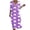 Purple, variant on Omexry Elegant Dresses for Women Women's Summer Casual Printed Dress With Sleeve V-neck Dress