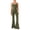 Green, variant on Women's Summer Jumpsuit Sleeveless Jumpsuits Fall Bell Bottom Athletic Yoga Halter Jumpers And Rompers Pink Large