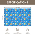 thumbnail image 3 of Placemat, Pioneer Flower Floral Print Pattern Place Mats Table Mat Set Of 2, PVC Washable Placemats for Party Kitchen Dining Decoration, 18x12 Inch, Fade Resistant, 3 of 6