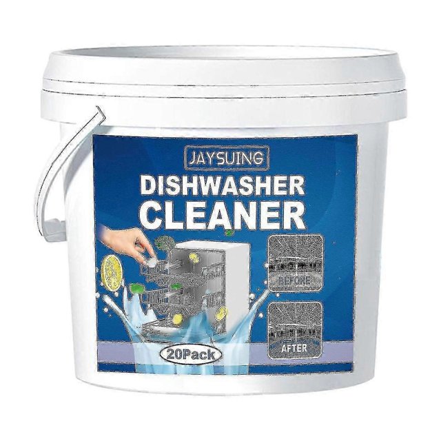 Jaysuing Dishwasher Cleaning Tablets Kitchen and Bathroom Cleaning Dishwasher Deodorizing, Grease and Scale Cleaning Tablets | |