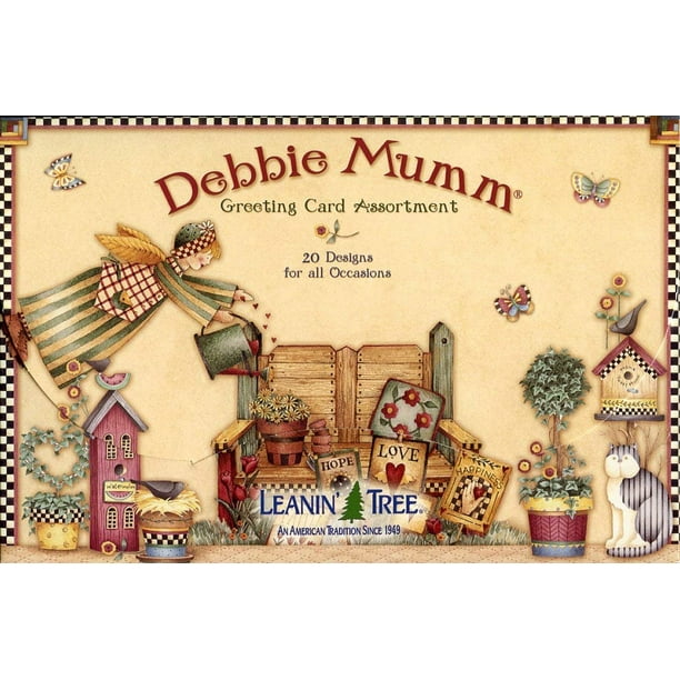 Debbie Mumm Country Greeting Card Assortment by Leanin' Tree - 20 cards  with full-color interiors and 22 designed envelopes - Walmart.com