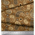 thumbnail image 3 of Soimoi polyester Crepe Fabric Floral & Paisley Print Fabric by the Yard 42 Inch Wide, 3 of 5