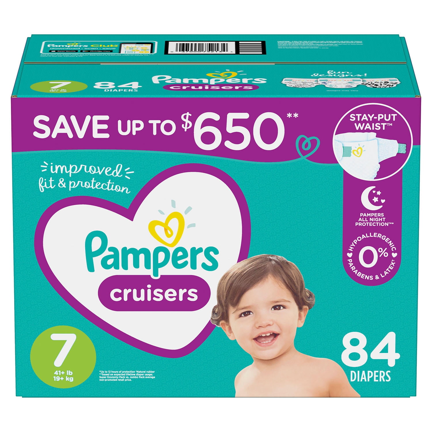 Pampers Cruisers All Diapers, Size 7, 84 - Walmart.com