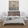thumbnail image 3 of Designart 'Little House In The Winter Mountains' Juego de Funda Nórdica Tradicional, 3 of 5