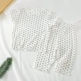 thumbnail image 2 of Weebloom Kids Pajamas Girls Boys Short Sleeve Air Conditioning Outfit Casual Two Piece Toddler Baby From 6 Months To 9 Years Old Nightwear Girl Pajama 6-7 Years White, 2 of 9