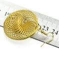 thumbnail image 3 of Pendientes de Moda Zulema Pendientes del gancho cuelga Dorado, 3 of 3