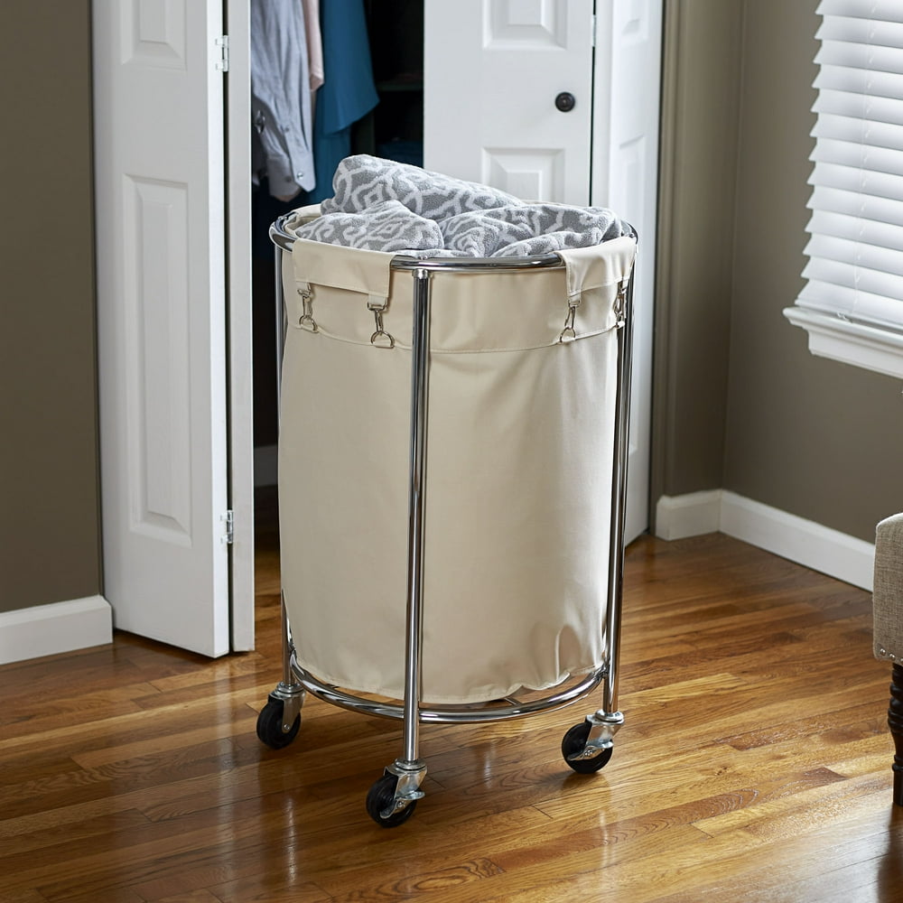 Household Essentials Commercial Round Laundry Hamper