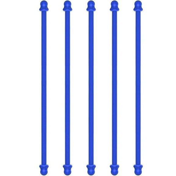 Accessories 3 inch Straps Organizing Rubber Twist Ties Cable Tie Straps Silicone Ties Rubber Tie BLUE