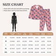 thumbnail image 4 of Honeii America Flags print Women's Pajama Sets Long Sleeve Button Down Sleepwear Nightwear Soft Pjs Lounge Sets-Small, 4 of 7