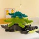 thumbnail image 3 of Simulated crocodile pillow crocodile plush toy sleeping long pillow with legs cloth doll pillow doll cushion gift, 3 of 5