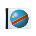 thumbnail image 1 of Congo National Flag Soccer Football Flip Bifold Faux Leather Wallet  Multi-Function Card Purse, 1 of 4