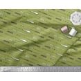 thumbnail image 2 of Soimoi Green Velvet Fabric Hex Driver & Divider Hardware Print Fabric by the Yard 58 Inch Wide, 2 of 3