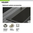thumbnail image 6 of Houzer Quartztone 16 in Sand Granite Composite Dual Mount Topmount or Undermount Single Bowl Bar Sink - E-100 SAND, 6 of 6