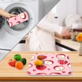 thumbnail image 6 of Red Apple Background Pattern Drying Dish Mat Quick Drying Absorbent Soft Durable for Kitchen 16" x 18", 6 of 10