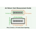 thumbnail image 5 of Achtek Air Return 2"x10" (Overall Size 4"x12") | Cast Aluminum Air Grille | HVAC Duct Cover for Home Ventilation, 5 of 12