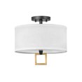thumbnail image 1 of HINKLEY 41806BK Link Off White LED Two Light Foyer Pendant, 1 of 1