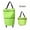 Green, variant on Foldable 2-in-1 Shopping Bag with Wheels, Waterproof Oxford fabric converts from shoulder tote to pull cart to 33 LB for Groceries, Laundry, Travel & Daily Shopping