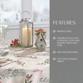 thumbnail image 5 of Fashions Holiday Tree Trimmings Wrinkle Resistant Fabric Christmas Tablecloth, 60"X84", Oval, 5 of 5