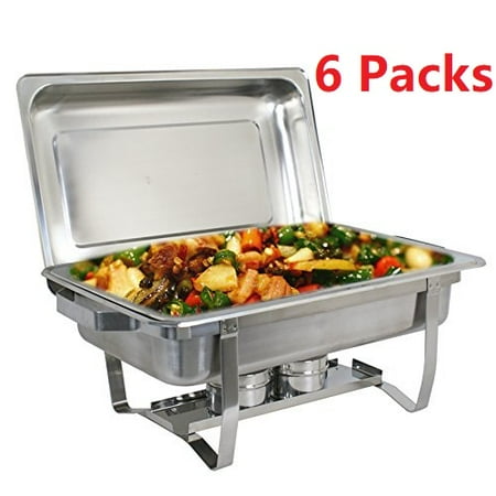 Chafing Dish Buffet SetsSet Of 6Chafing Dishes Aluminum DisposableRectangle Chafing Dish Buffet SetsSet Of 6Chafing Dishes Aluminum DisposableRectangle