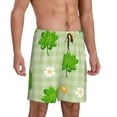 thumbnail image 2 of Wukai St Patrick's Day11 Men’s Short Pajama Pants With Pockets Soft Sleep Pj Shorts for Men-Small, 2 of 6