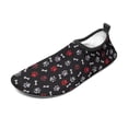 thumbnail image 2 of Black & Red Plaid Paw Prints Water Shoes Beach Slip-on Shoes for Men Women Swim Pool Yoga Surfing Sneakers Quick-Dry Sports Barefoot Shoes, 2 of 5