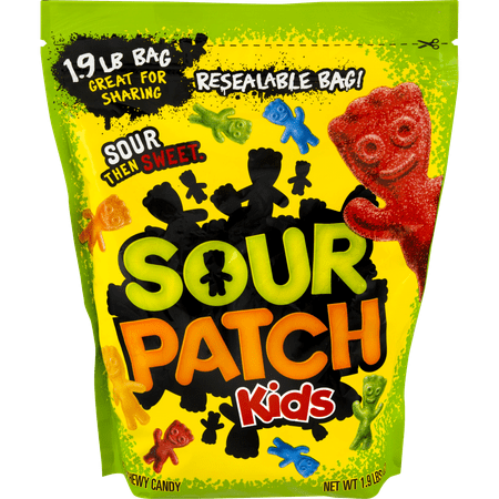 Sour Patch Kids Soft & Chew Candies, 1.9 Lb.