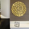 thumbnail image 5 of Three-dimensional acrylic mirror sticker geometric pattern auspicious cloud round wall sticker, 5 of 5