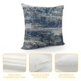 thumbnail image 4 of COMIO  Abstract Textured Decorative Throw Pillow Covers for Bed Pillowcases Accent Throw Pillows for Couch Fall Deocr, Navy Blue, 4 of 5
