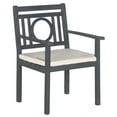 thumbnail image 3 of SAFAVIEH Montclair Outdoor Modern 5 Piece Dining Set with Cushion, Ash Grey/Beige, 3 of 4