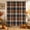 Terracotta, Beige, Sienna, Pecan, variant on Orange Blue Plaid Shower Curtain, Waterproof Shower Curtains for Bathroom, Farmhouse Checkered Buffalo Fall Washable Fabric Bathtub Curtain Set Bath Decor with 12 Hooks Extra Long 72"x96"