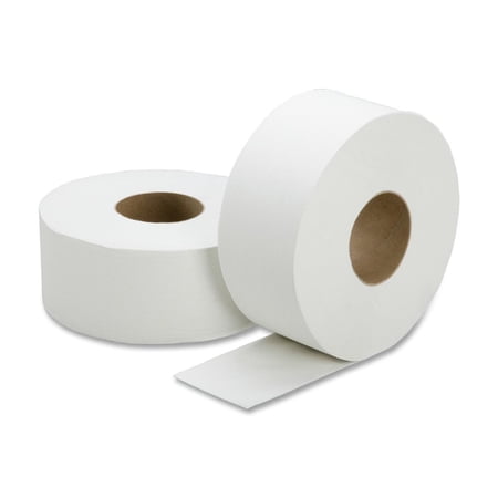 SKILCRAFT NSN5909073 Jumbo Roll Toilet Tissue, 12 / Box, White