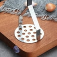 thumbnail image 4 of ReaNea Stainless Steel Potato Masher, Metal Hand Food Masher Utensil, Vegetables Fruits Versatile Masher, 4 of 7